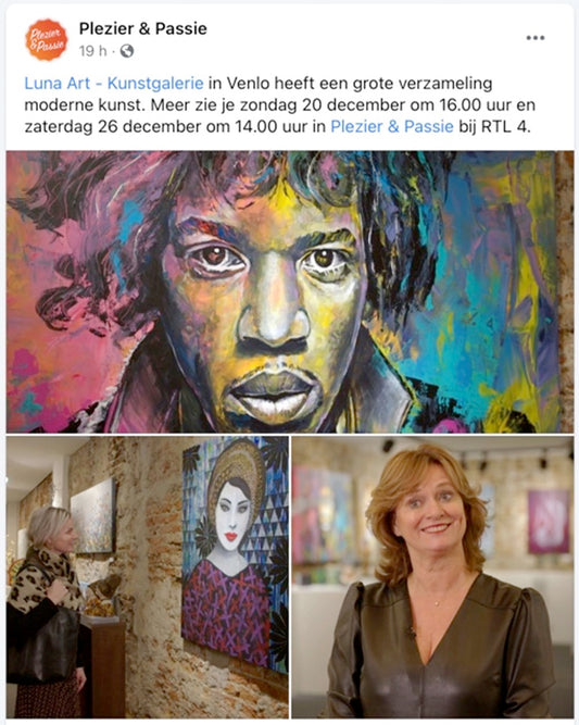 Luna Art komt op televisie!