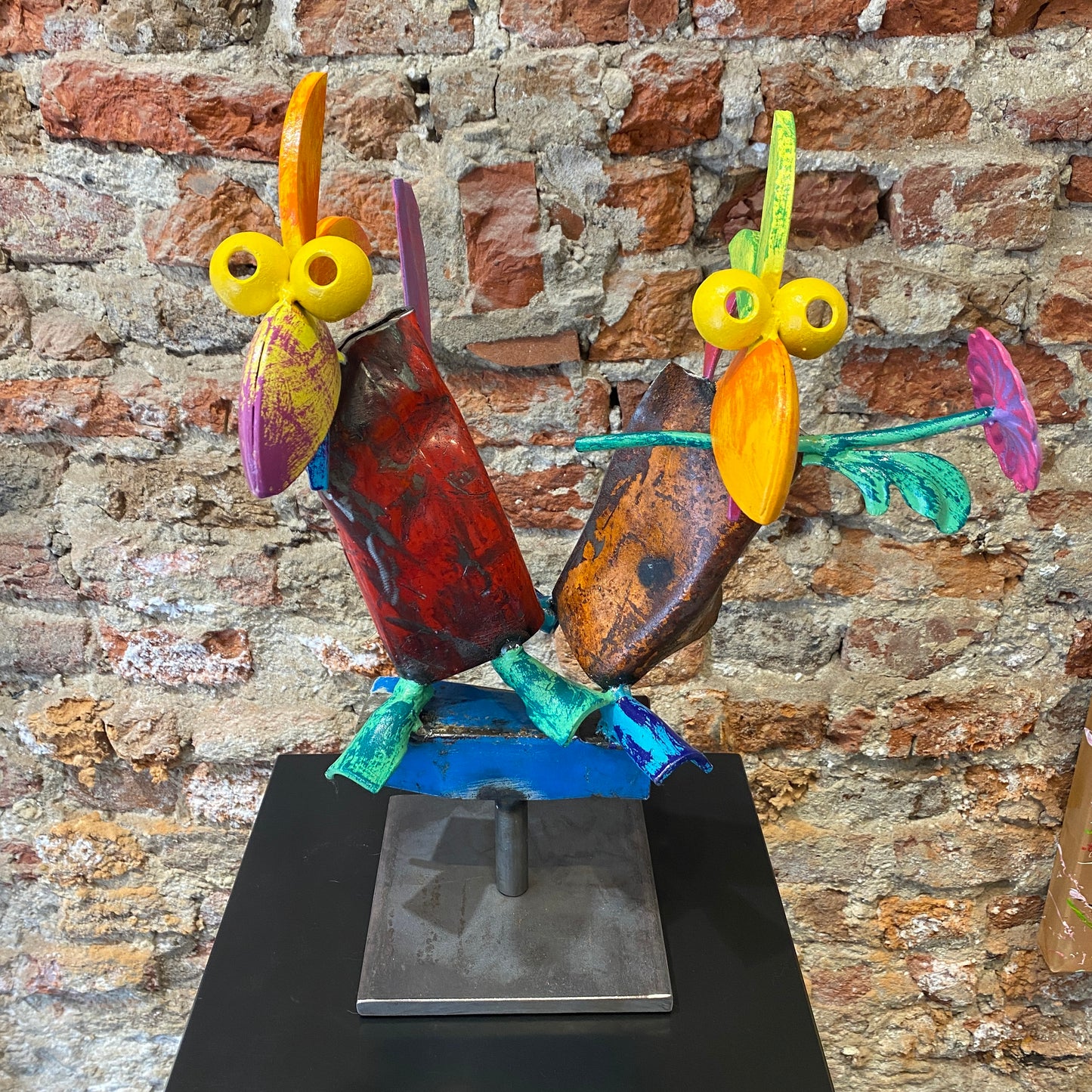 Dansende Dodo's - Kunstsculptuur