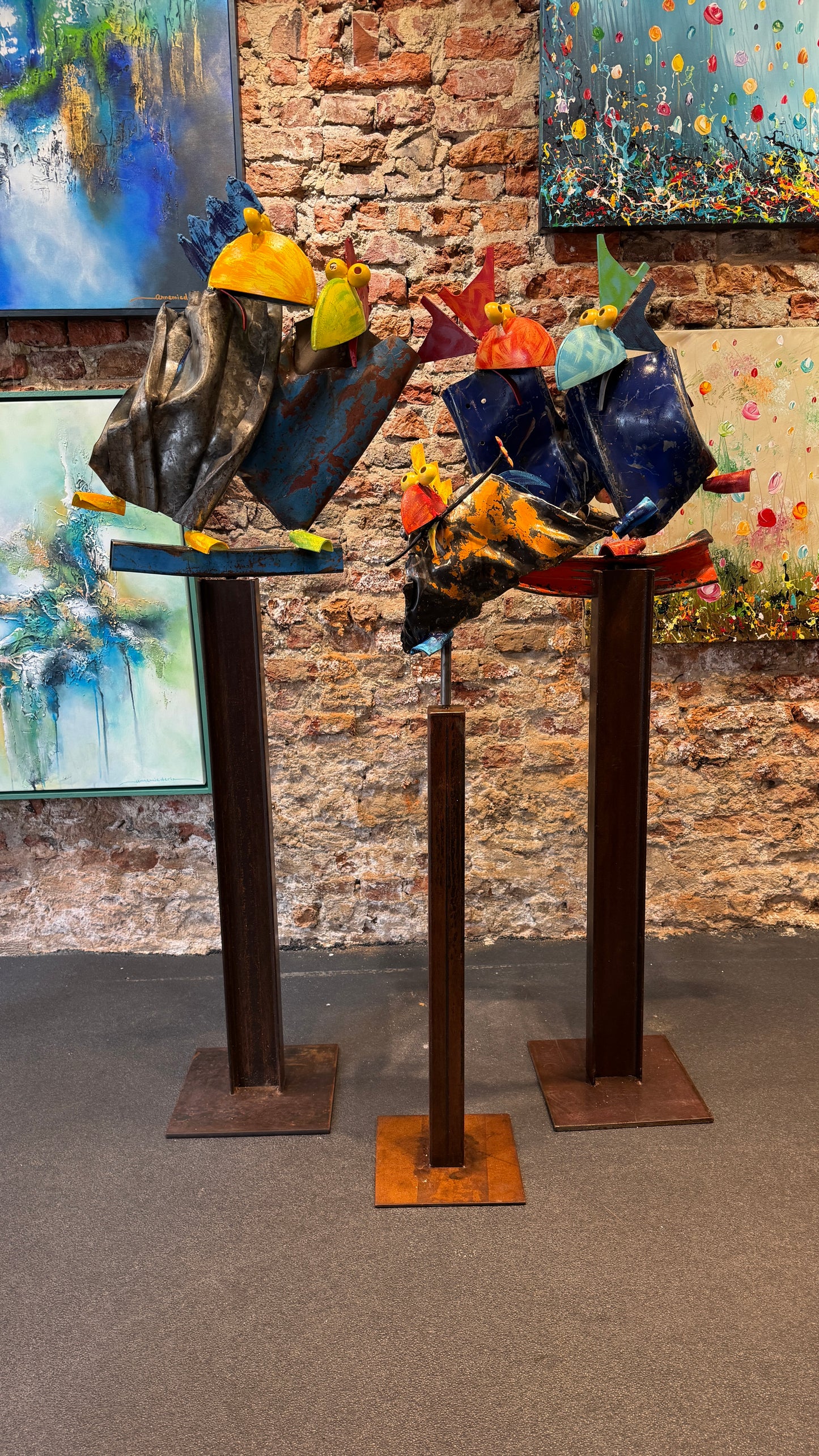 Kleurige Kees - Kunstsculptuur - tuinkunst