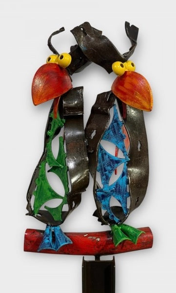 Kleurige Kameraden - Kunstsculptuur - Tuinkunst