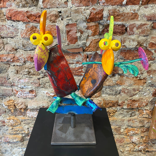 Dansende Dodo's - Kunstsculptuur