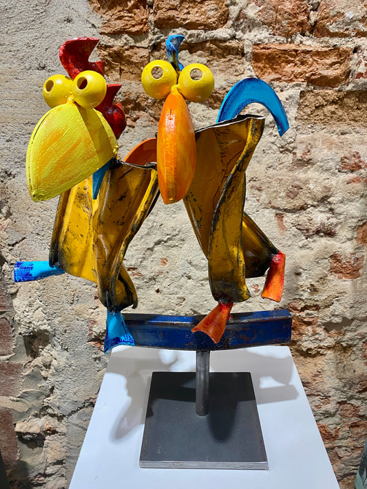 Dansende Dodo's - Kunstsculptuur - Tuinkunst