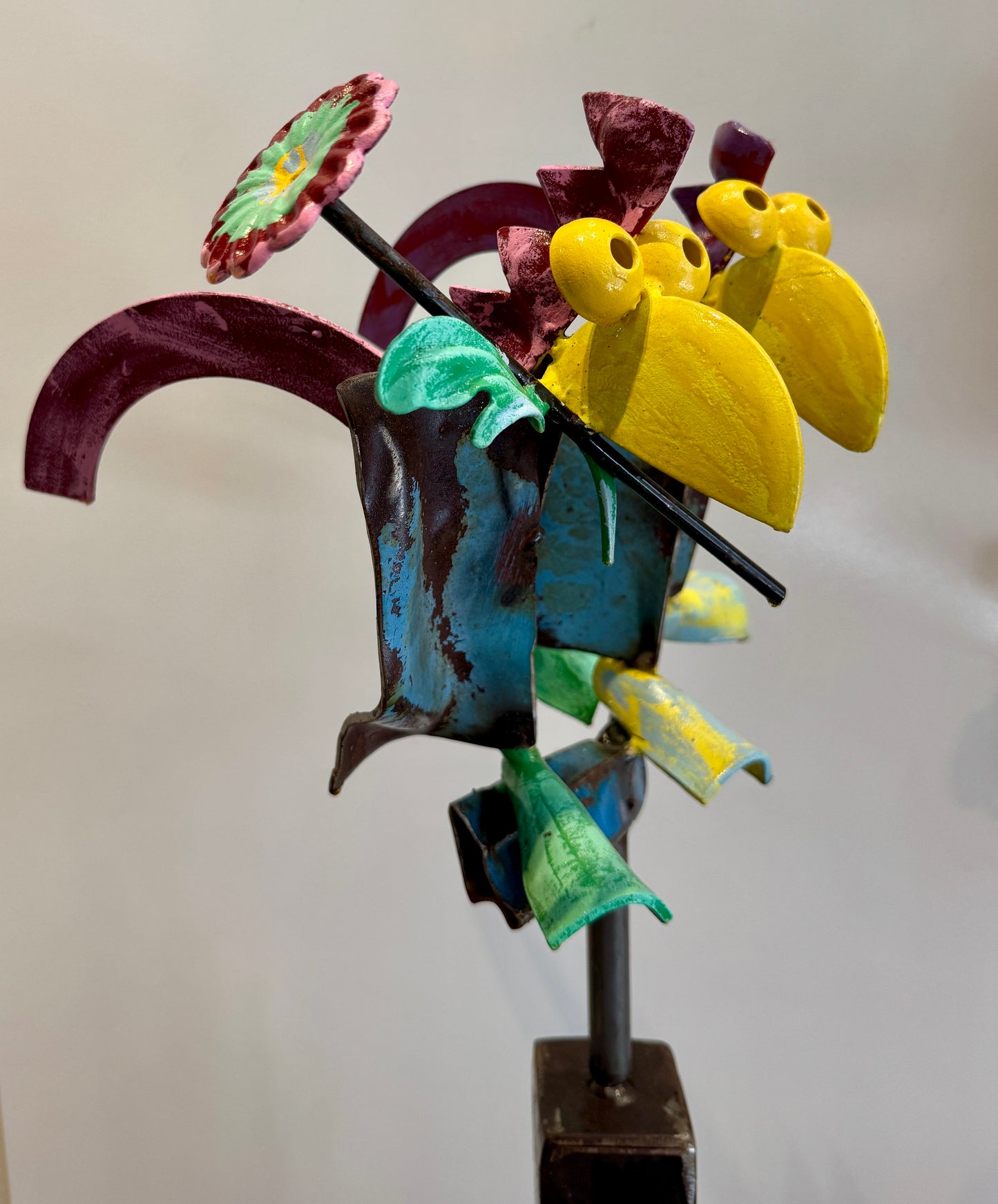 Fluitende Fuutjes - Kunstsculptuur - Tuinkunst