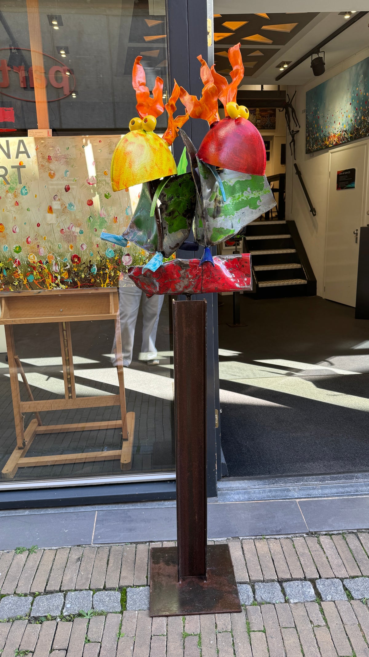 Vlugge Vliegers - Kunstsculptuur - Tuinkunst