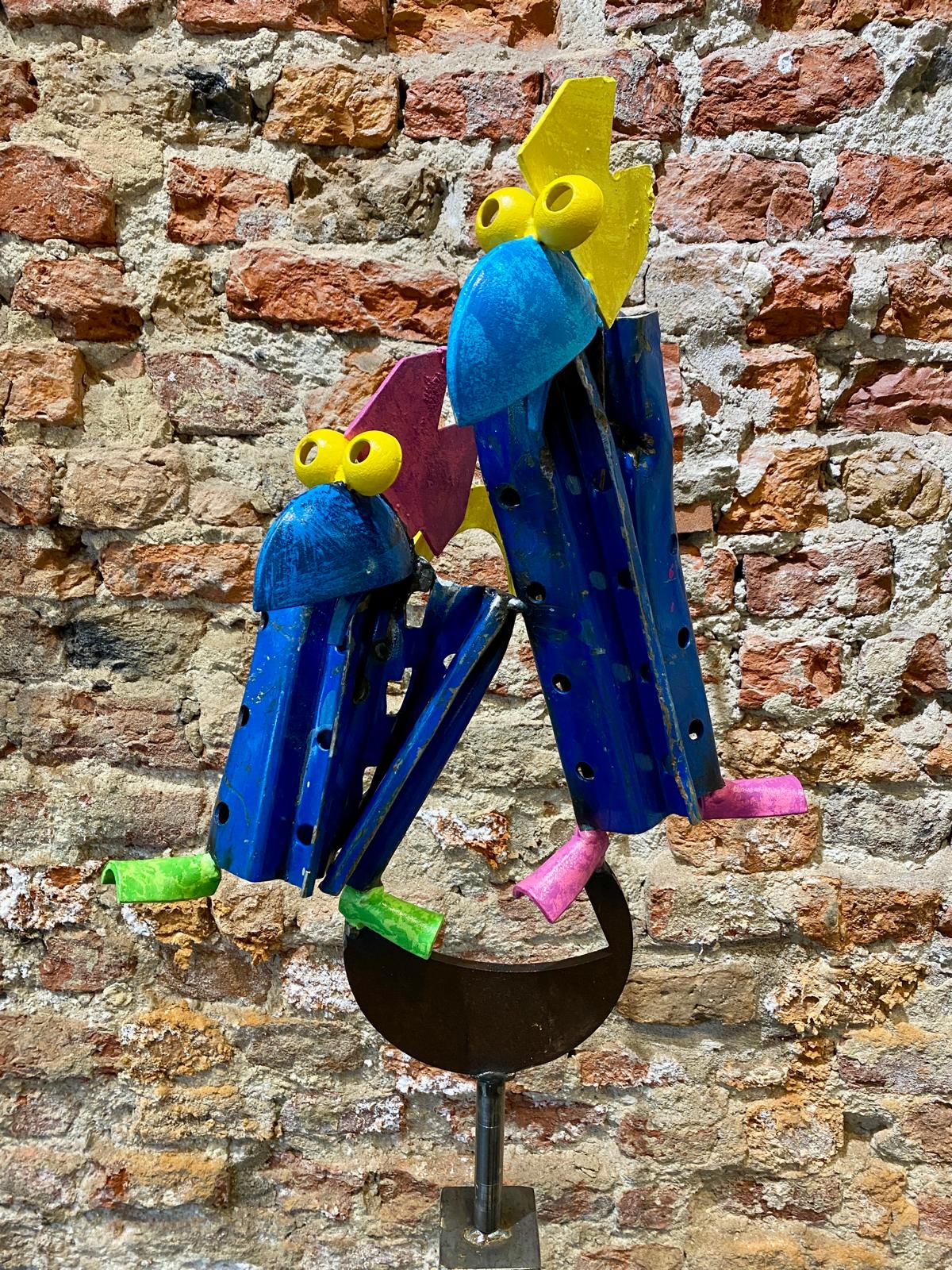 Blauwe Binkies - Kunstsculptuur