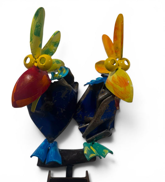 Blije Buddies  - Kunstsculptuur - Tuinkunst