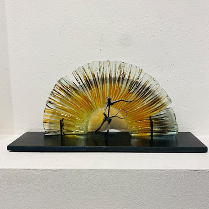 Anny Meuleners - Glass art (1) (40 x 18 cm) - €450