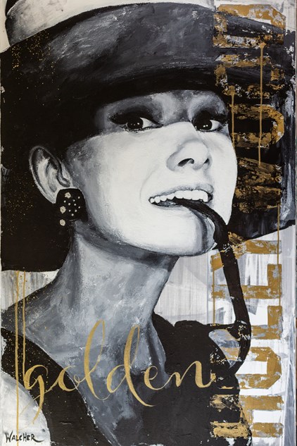 Sabrina Walcher - Audrey Hepburn (80 x 100 cm) - €2490