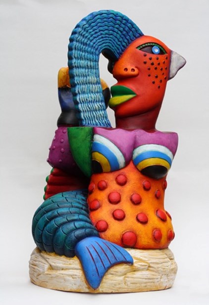 Clemens Briels - La sirena piquena (37 x 66 cm) - Verkocht
