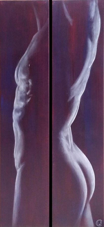 Patrick Jacquemijns - Masculinity (2-luik) (40 x 90 cm) - €990
