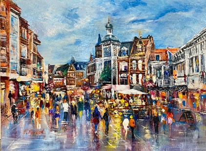 Jessy Farzad - Parade Venlo (1) (80 x 60 cm) - Sold