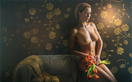 Yann Schuyers - Waiting for you (160 x 100 cm) - €5950