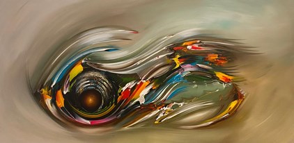 Gena - Abstract (1) (140 x 70 cm) - €750