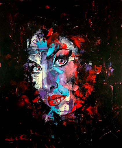 Zeca - Amy in Wine (100 x 120 cm) - €1250