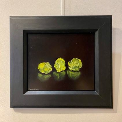 Loes Geominy - Spruitjes (35 x 32 cm) - €750