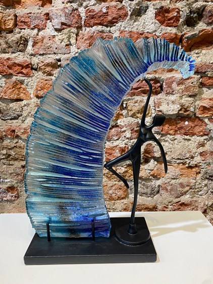 Anny Meuleners - Glasskunst (1) (23 x 40 cm) - €590