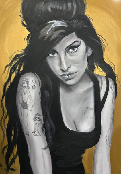 Hanneke Krook - Amy Winehouse (70 x 100 cm) - €1275