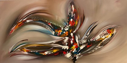 Gena - Abstract (140 x 70 cm) - €750