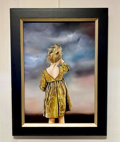 Loes Geominy - Golden Girl (45 x 60 cm) - Verkocht