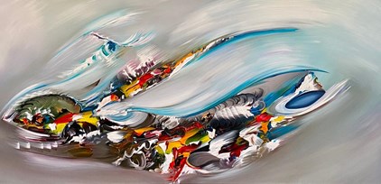 Gena - Abstract (3) (140 x 70 cm) - €750