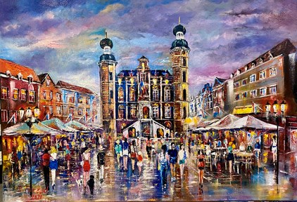 Farzad - Townhall Venlo (100 x 70 cm) - Sold