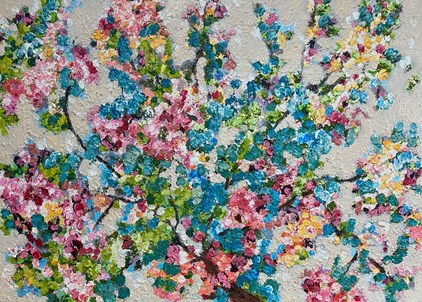 Liesbeth Meulman - Colorful life (140 x 100 cm) - €2850