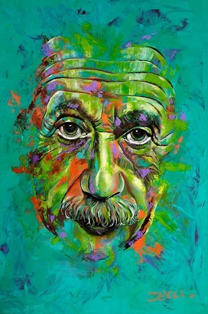 Zeca - Einstein (80 x 120 cm) - €1490