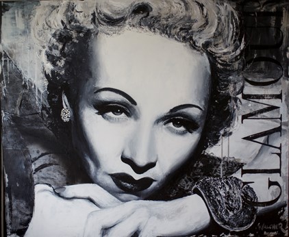 Sabrina Walcher - Marlene Dietrich (120 x 100 cm) - €2750
