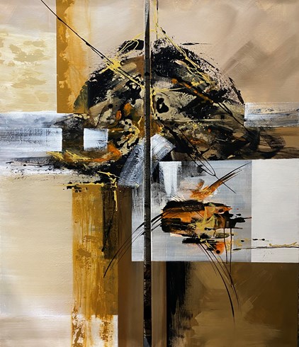 Roger Wanrooij - In The Ivory Tower (100 x 120 cm) - Verkauft